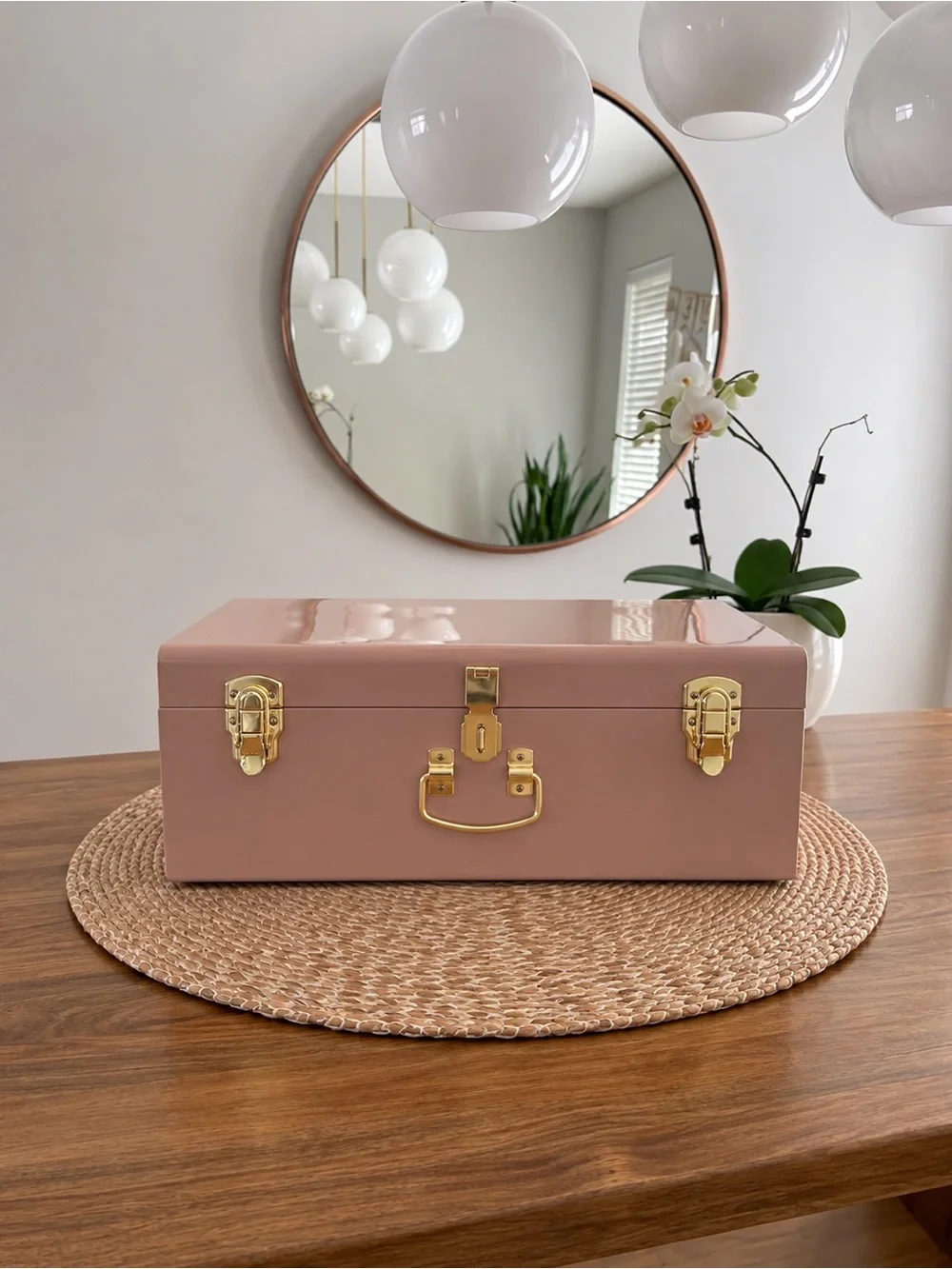 Pink Keepsake Trunk - Baby or wedding